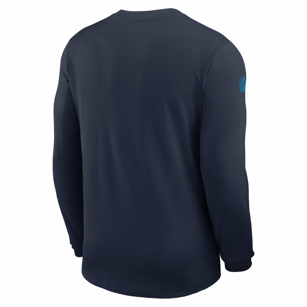 Tennessee Titans Sideline Coach UV Dri-FIT Long Sleeve Shirt Navy | Nike for Sale
