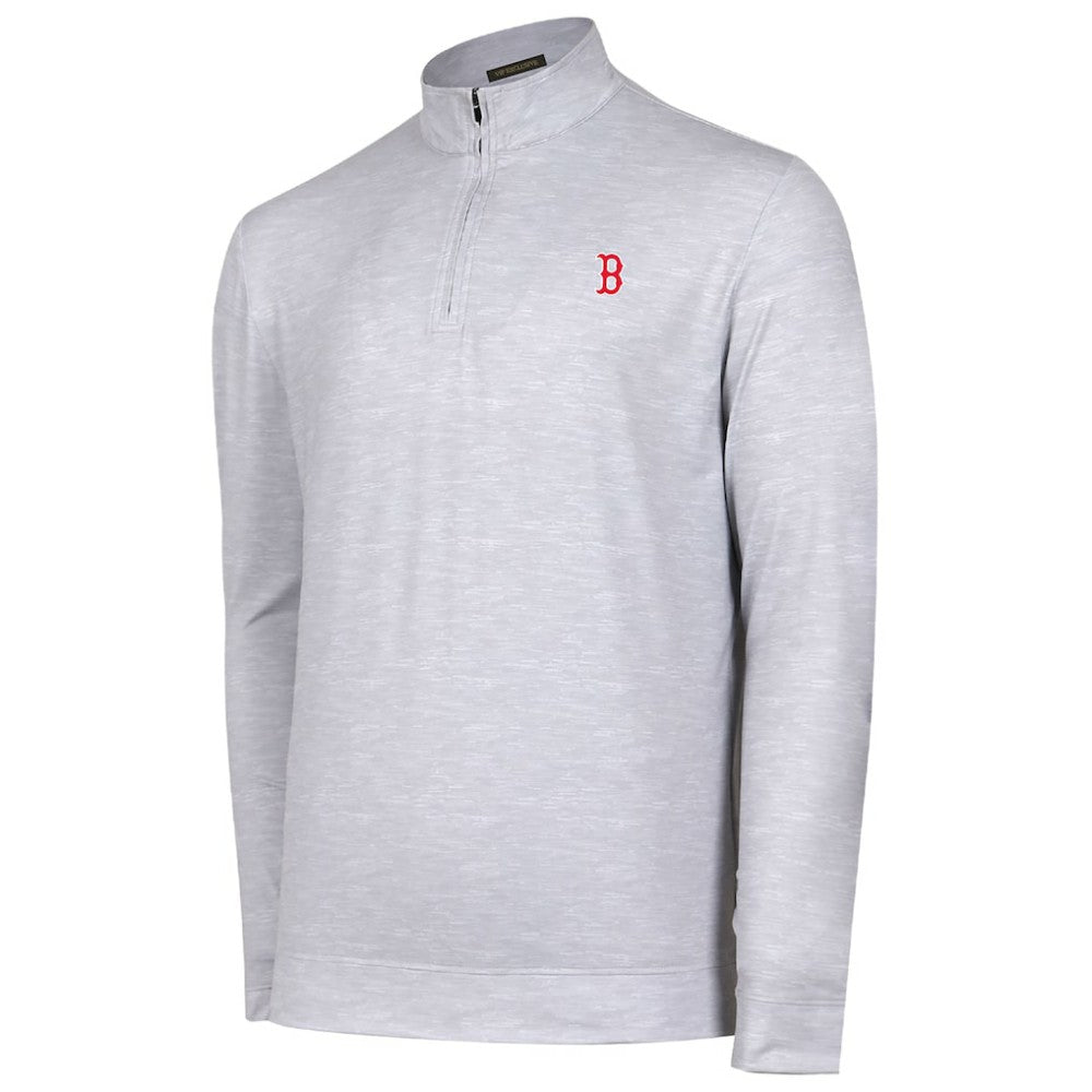 Boston Red Sox Sublime Tri-Blend Quarter-Zip Jacket - MLB
