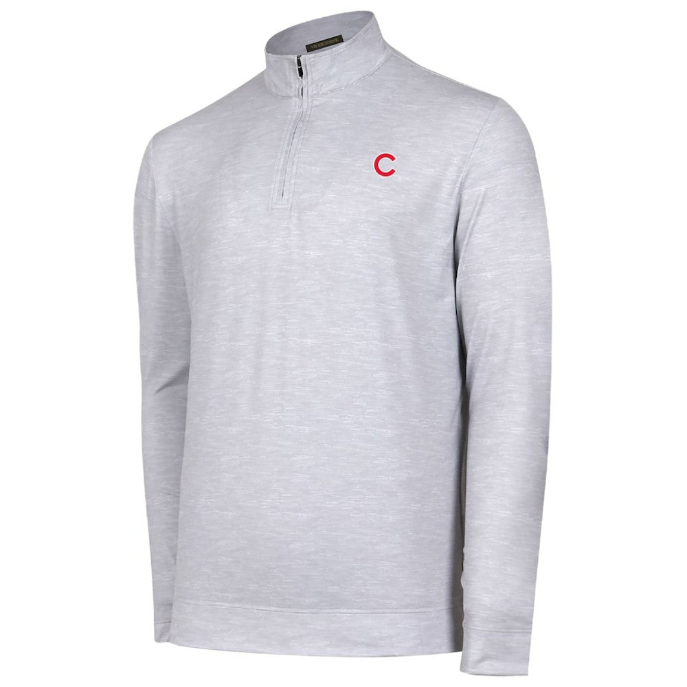 Chicago Cubs Sublime Tri-Blend Quarter-Zip Jacket - MLB