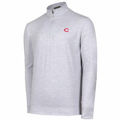 Cincinnati Reds Sublime Tri-Blend Quarter-Zip Jacket - MLB