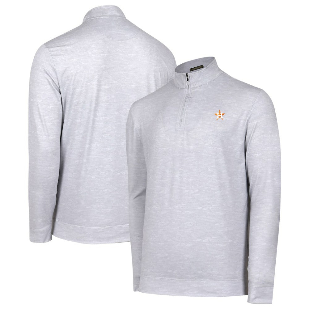 Houston Astros Sublime Tri-Blend Quarter-Zip Jacket - MLB