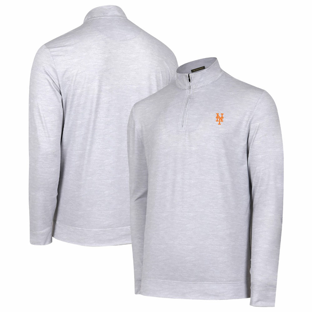 New York Mets Sublime Tri-Blend Quarter-Zip Jacket - MLB