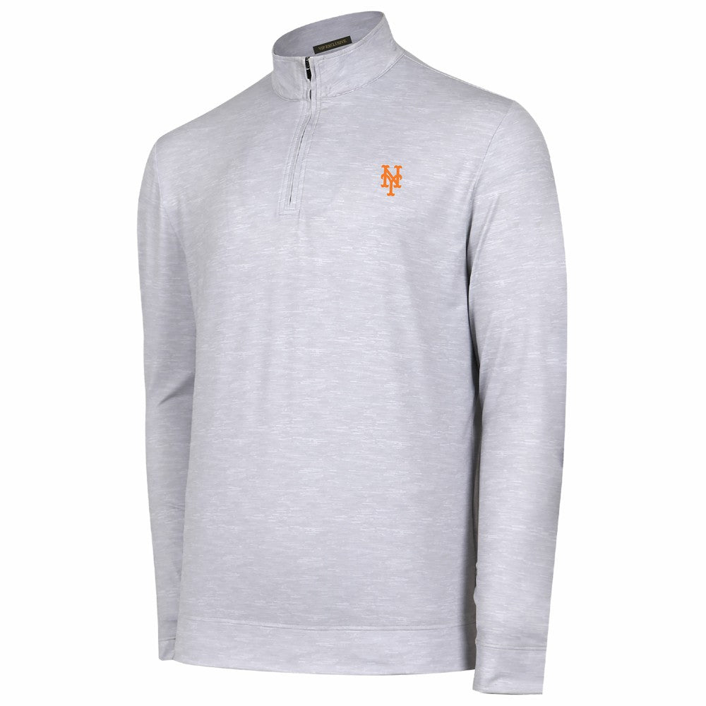 New York Mets Sublime Tri-Blend Quarter-Zip Jacket - MLB