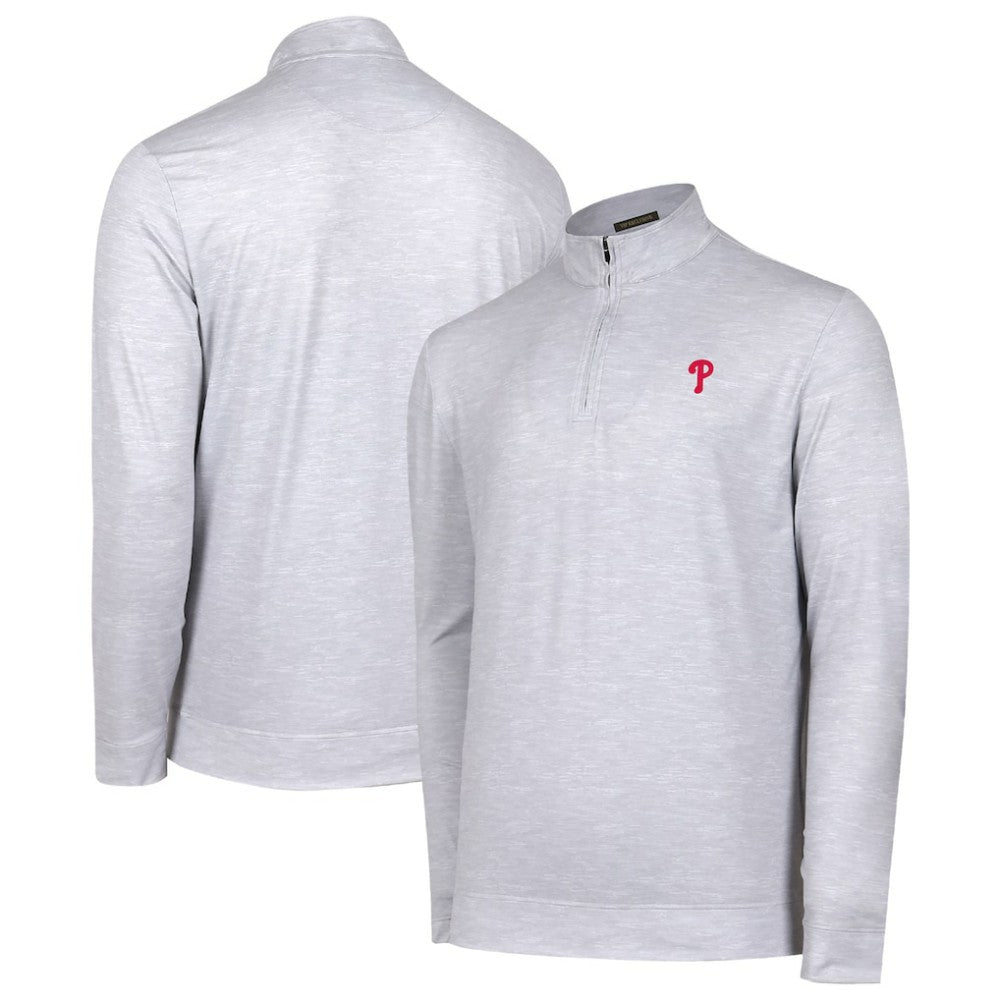 Philadelphia Phillies Sublime Tri-Blend Quarter-Zip Jacket - MLB