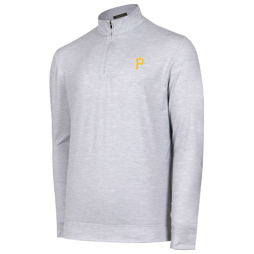 Pittsburgh Pirates Sublime Tri-Blend Quarter-Zip Jacket - MLB