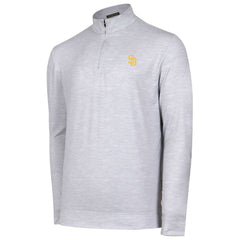 San Diego Padres Sublime Tri-Blend Quarter-Zip Jacket - MLB