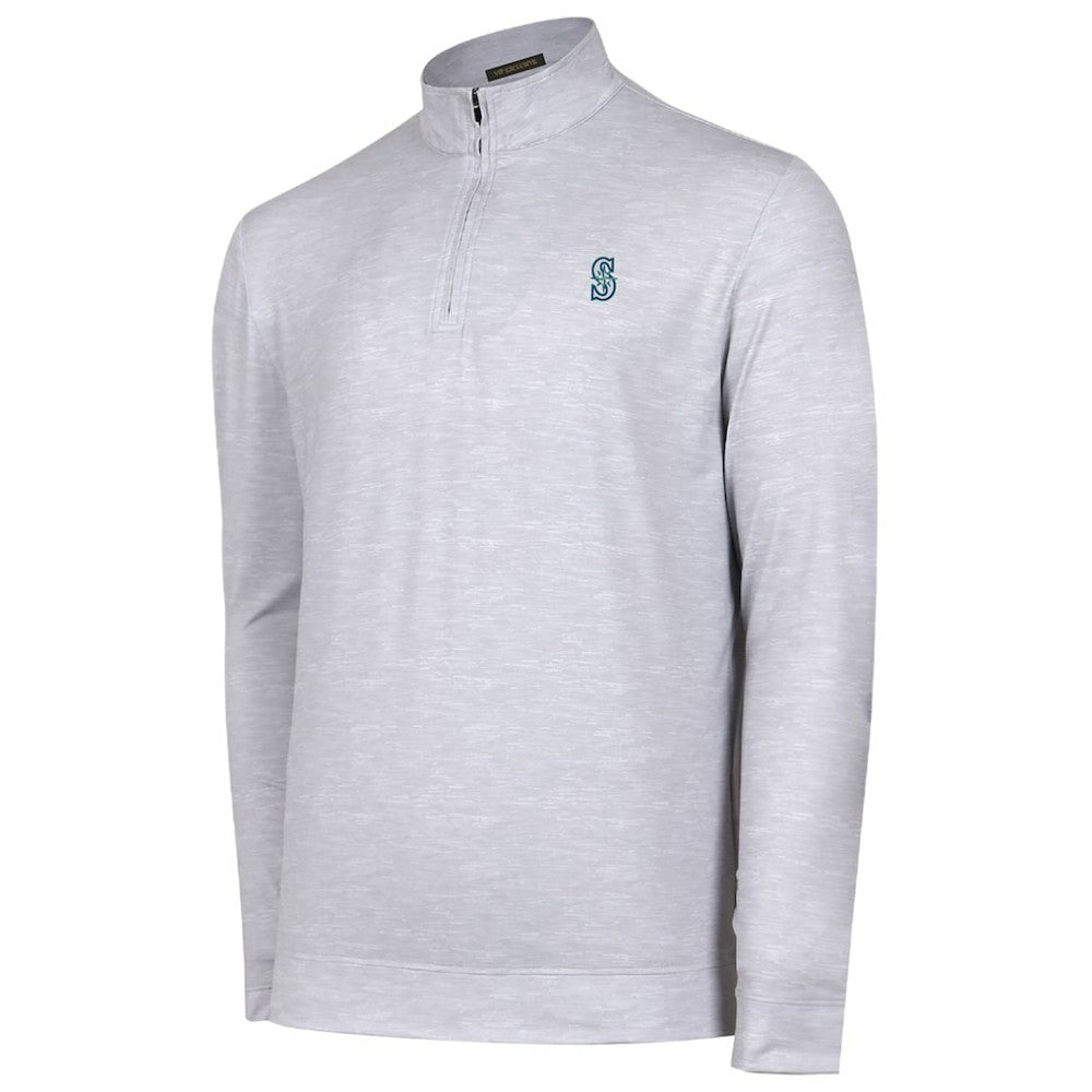 Seattle Mariners Sublime Tri-Blend Quarter-Zip Jacket - MLB