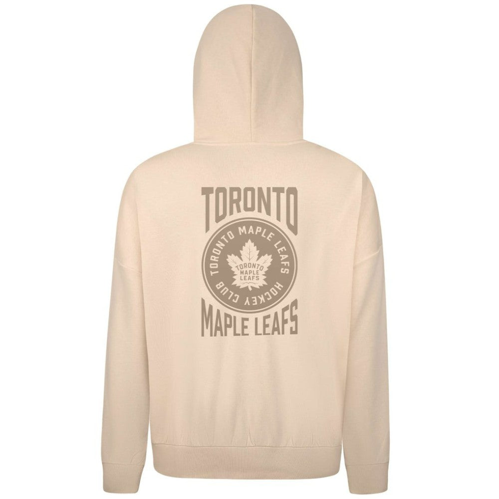 Toronto Maple Leafs Levelwear Contact Stamp Pullover Hoodie - Cream - NHL