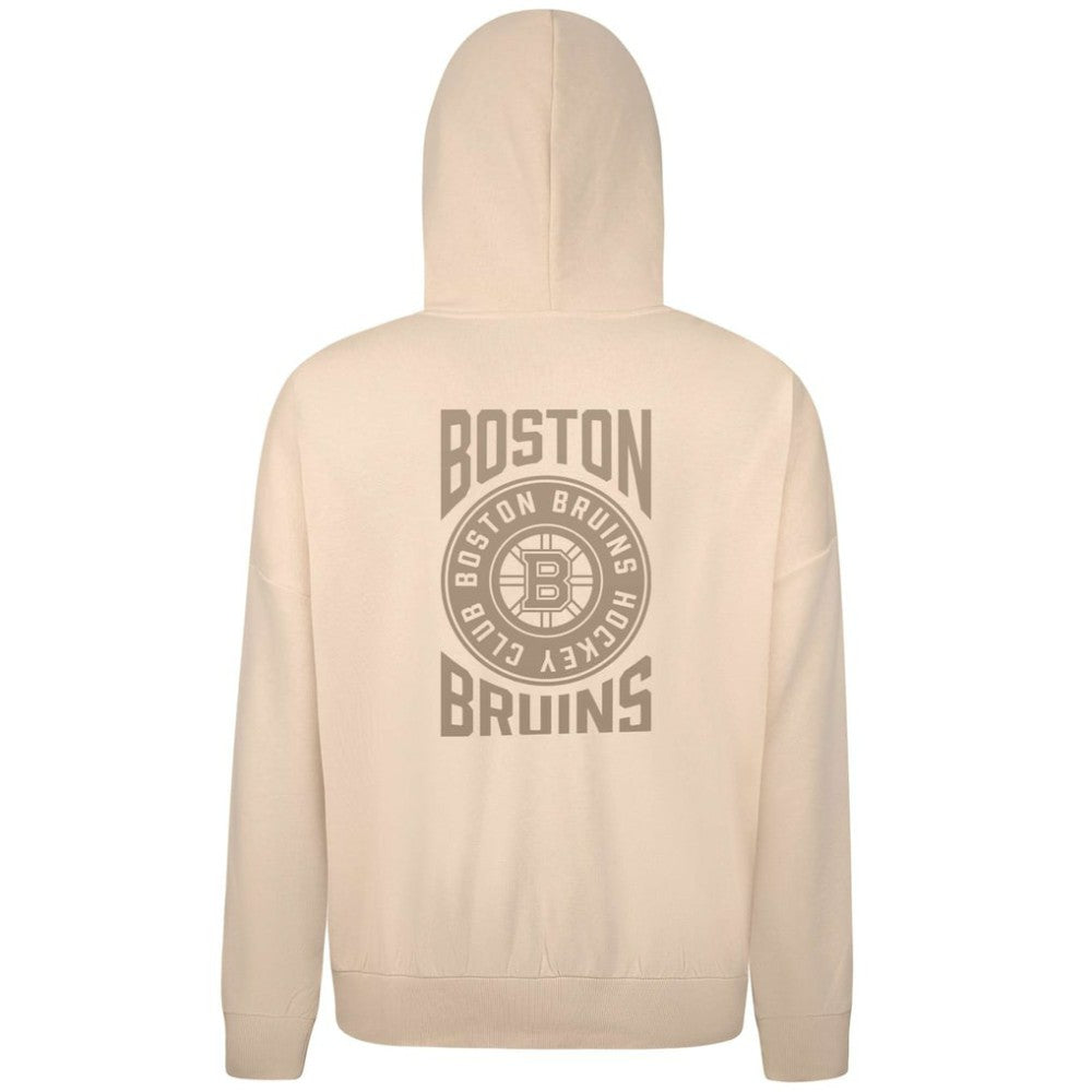 Boston Bruins Levelwear Contact Stamp Pullover Hoodie - Cream - NHL