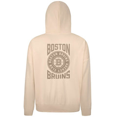 Boston Bruins Levelwear Contact Stamp Pullover Hoodie - Cream - NHL