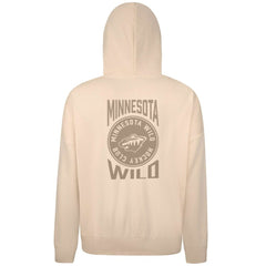 Minnesota Wild Levelwear Contact Stamp Pullover Hoodie - Cream - NHL