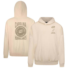 Carolina Hurricanes Levelwear Contact Stamp Pullover Hoodie - Cream - NHL