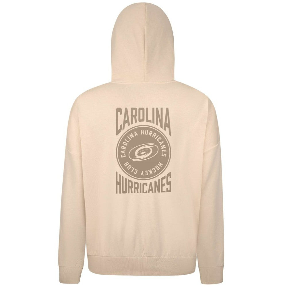 Carolina Hurricanes Levelwear Contact Stamp Pullover Hoodie - Cream - NHL