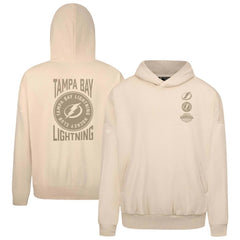 Tampa Bay Lightning Levelwear Contact Stamp Pullover Hoodie - Cream - NHL