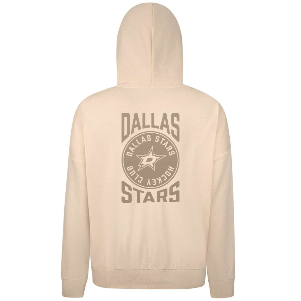 Dallas Stars Levelwear Contact Stamp Pullover Hoodie - Cream - NHL