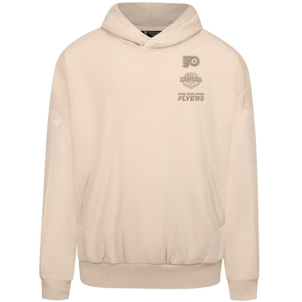 Philadelphia Flyers Levelwear Contact Stamp Pullover Hoodie - Cream - NHL