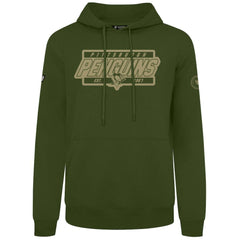Pittsburgh Penguins Levelwear Podium Pullover Hoodie - Olive - NHL