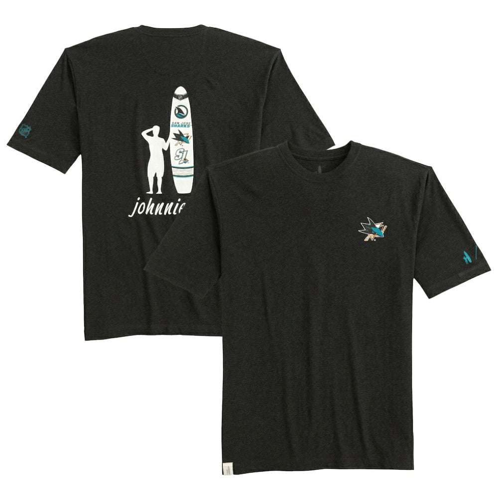 San Jose Sharks johnnie-O Heathered Spencer T-Shirt - Charcoal - NHL