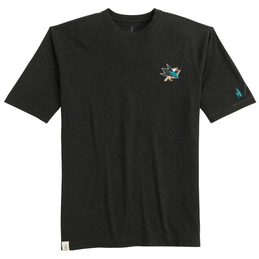 San Jose Sharks johnnie-O Heathered Spencer T-Shirt - Charcoal - NHL