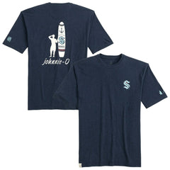 Seattle Kraken johnnie-O Heathered Spencer T-Shirt - Navy - NHL