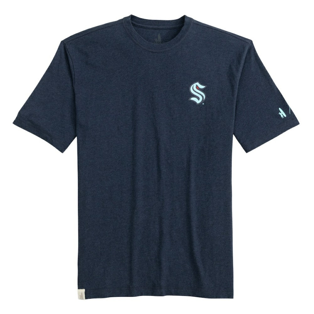 Seattle Kraken johnnie-O Heathered Spencer T-Shirt - Navy - NHL