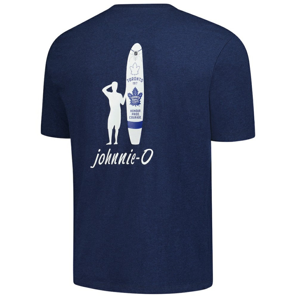 Toronto Maple Leafs johnnie-O Heathered Spencer T-Shirt - Navy - NHL