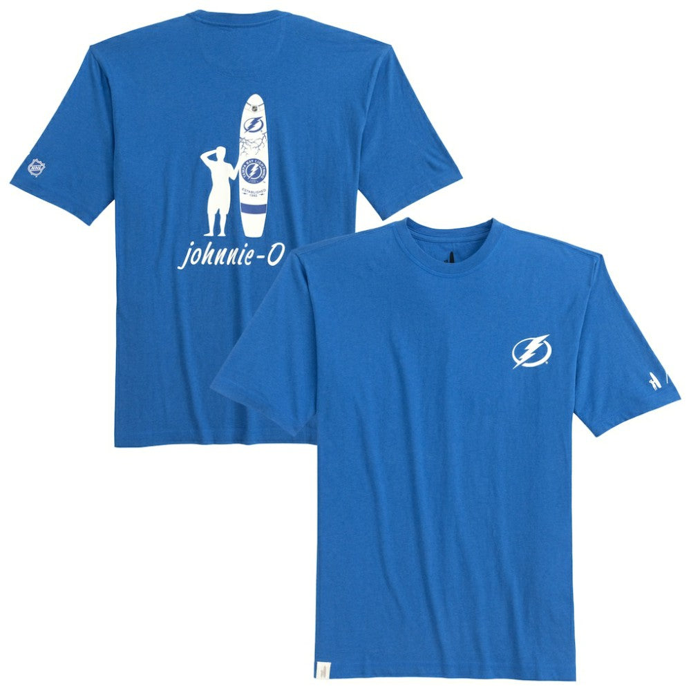 Tampa Bay Lightning johnnie-O Heathered Spencer T-Shirt - Blue - NHL