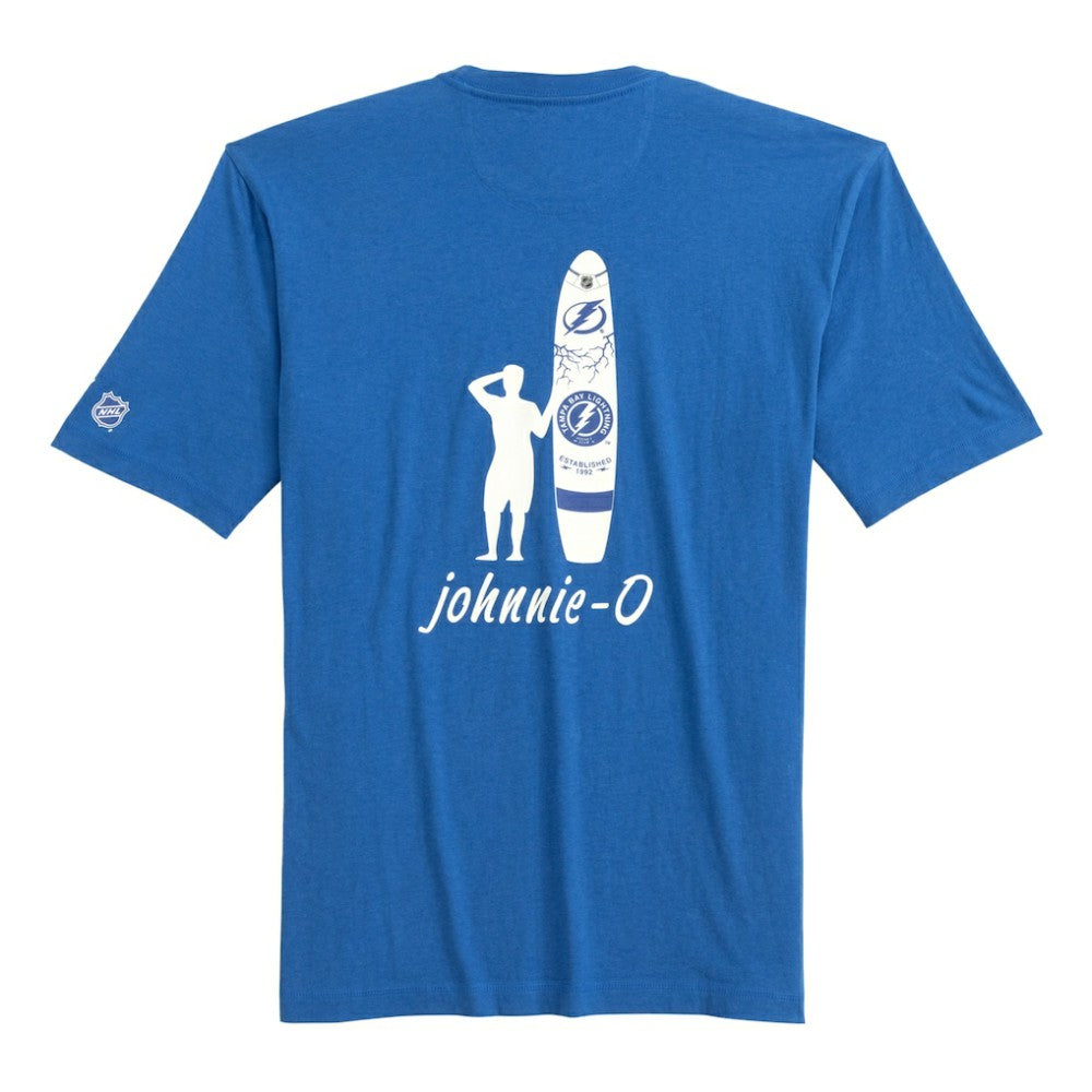 Tampa Bay Lightning johnnie-O Heathered Spencer T-Shirt - Blue - NHL