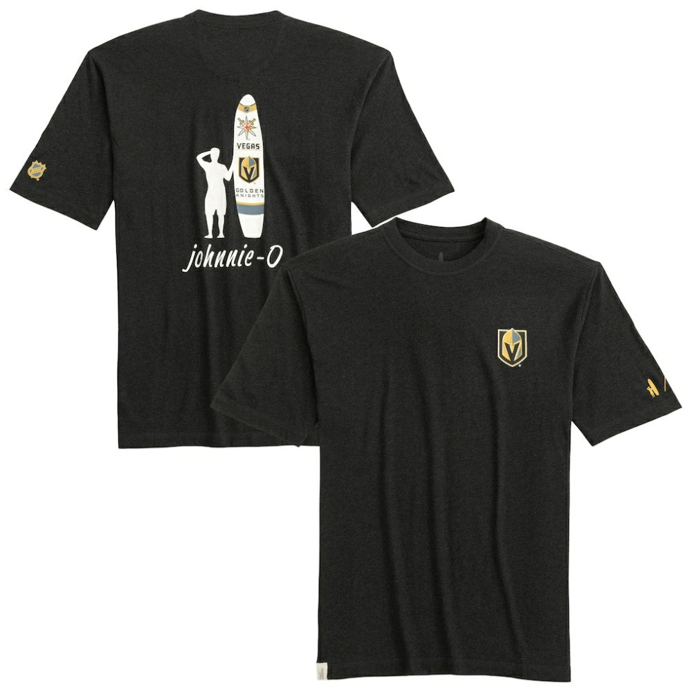 Vegas Golden Knights johnnie-O Heathered Spencer T-Shirt - Charcoal - NHL