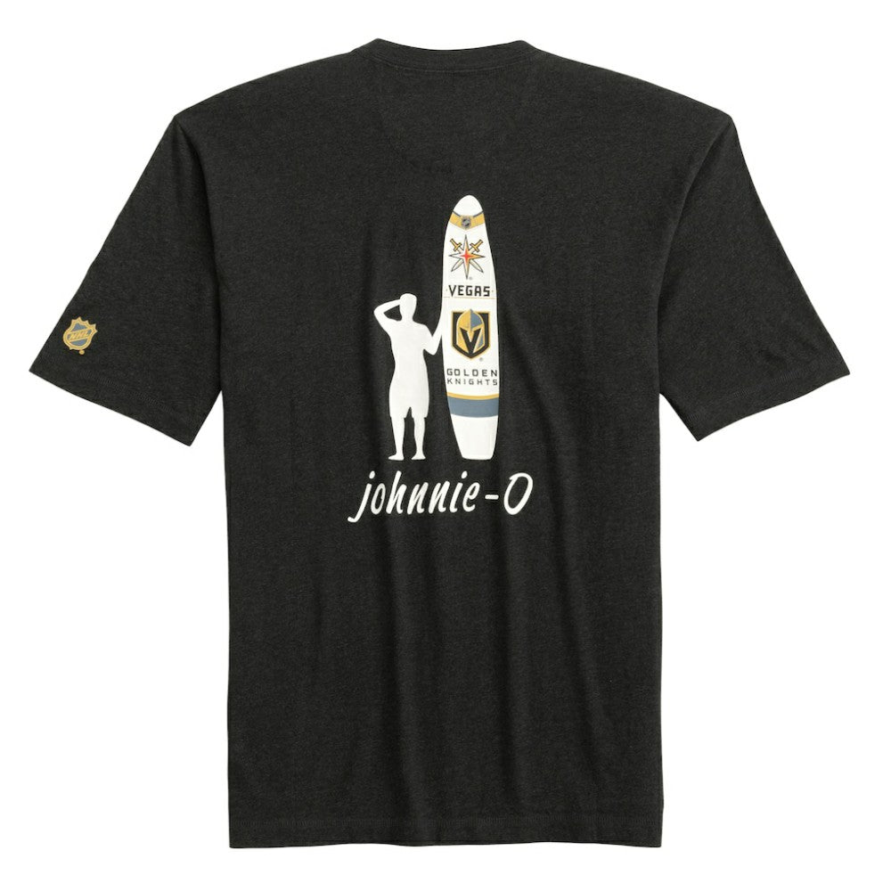 Vegas Golden Knights johnnie-O Heathered Spencer T-Shirt - Charcoal - NHL