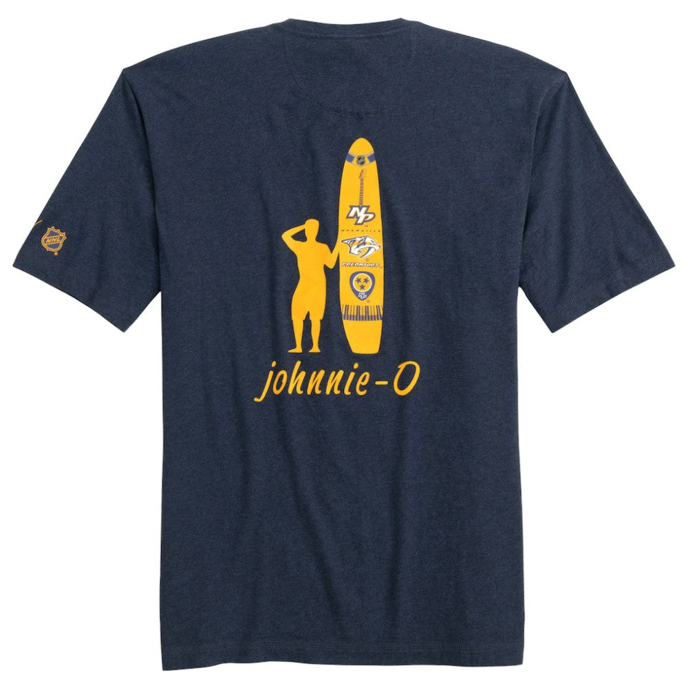 Nashville Predators johnnie-O Heathered Spencer T-Shirt - Navy - NHL