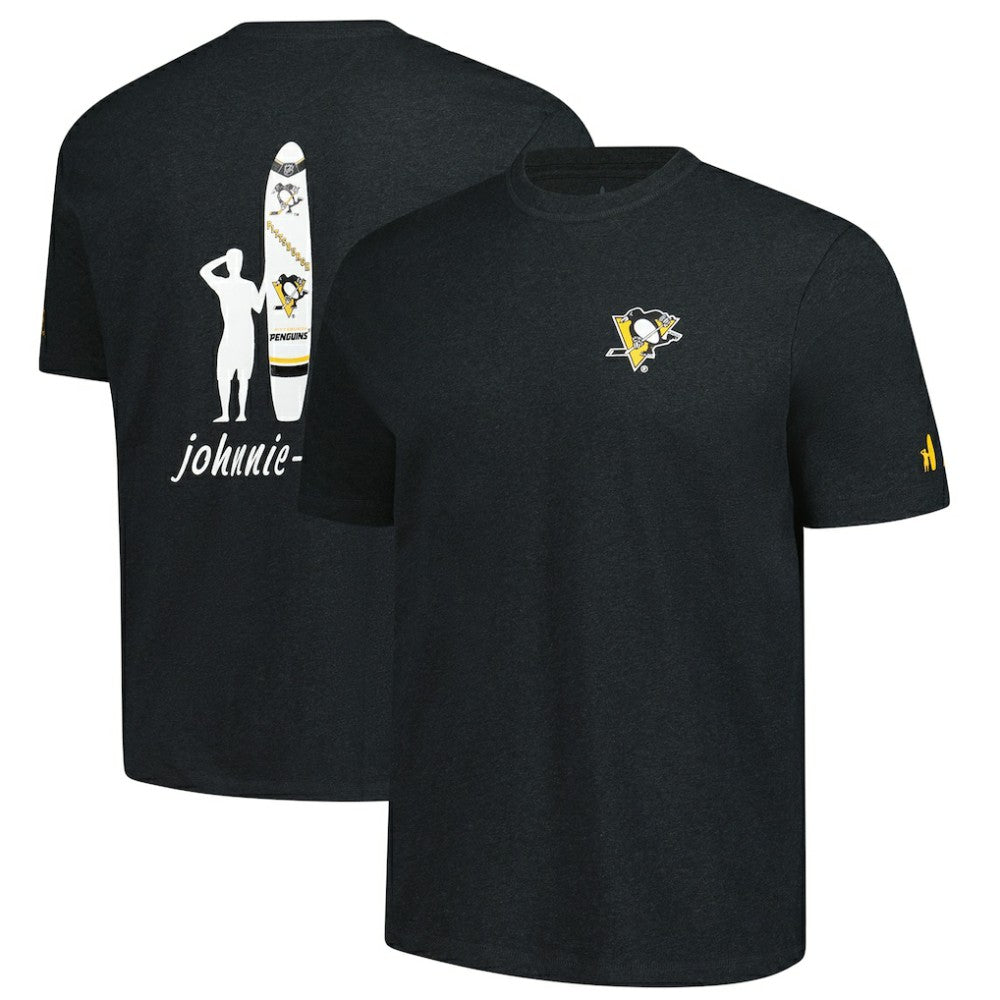 Pittsburgh Penguins johnnie-O Heathered Spencer T-Shirt - Charcoal - NHL