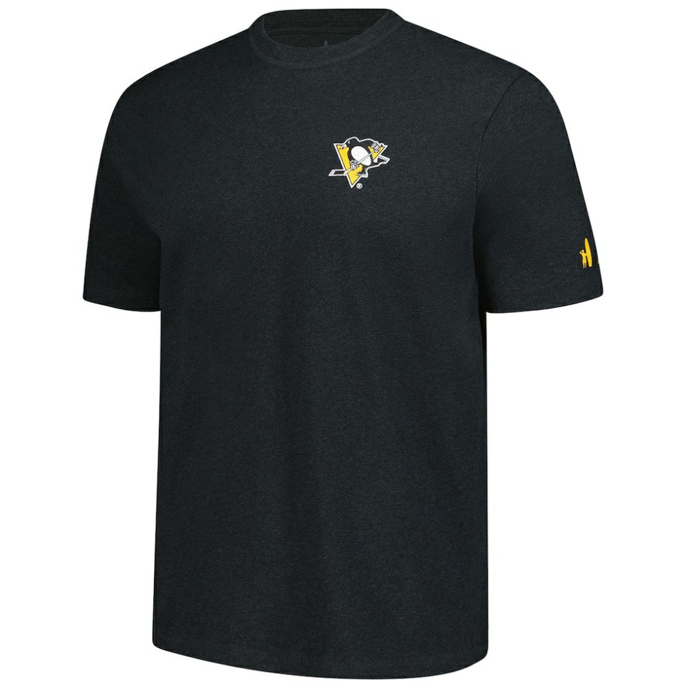 Pittsburgh Penguins johnnie-O Heathered Spencer T-Shirt - Charcoal - NHL