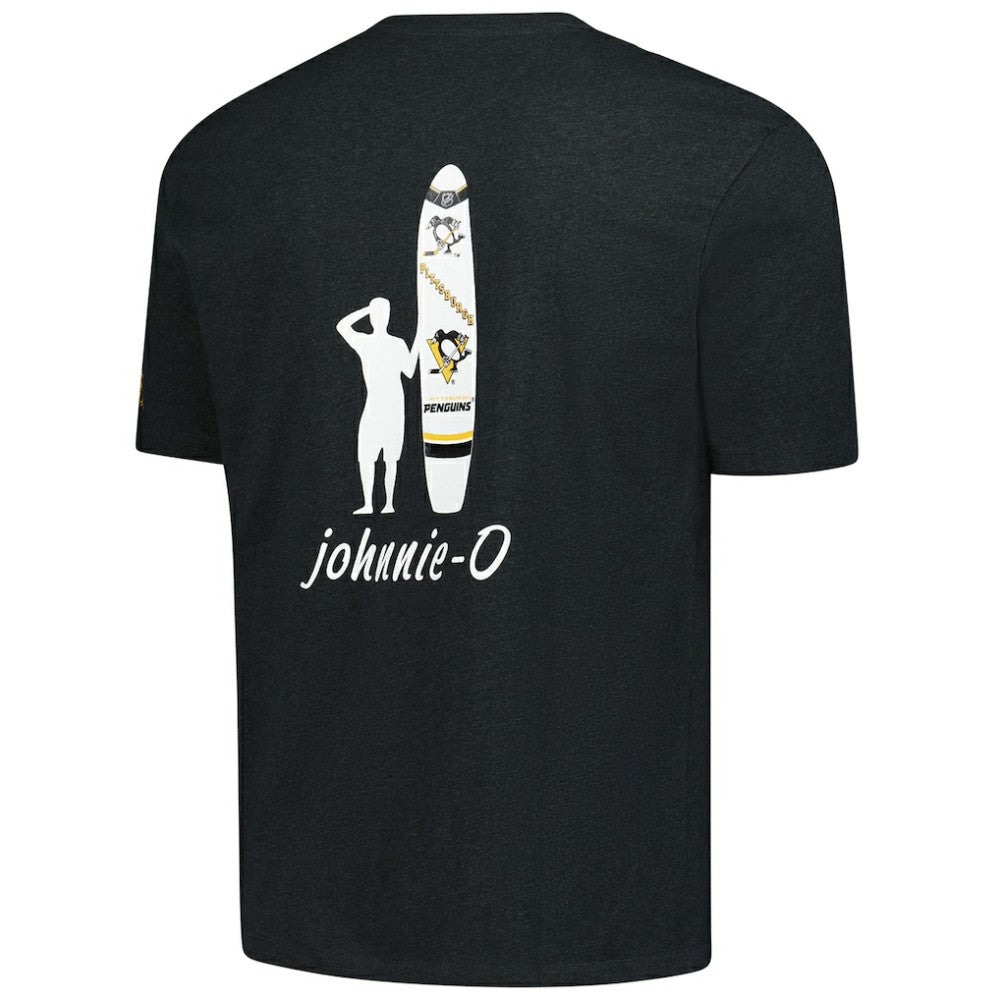 Pittsburgh Penguins johnnie-O Heathered Spencer T-Shirt - Charcoal - NHL