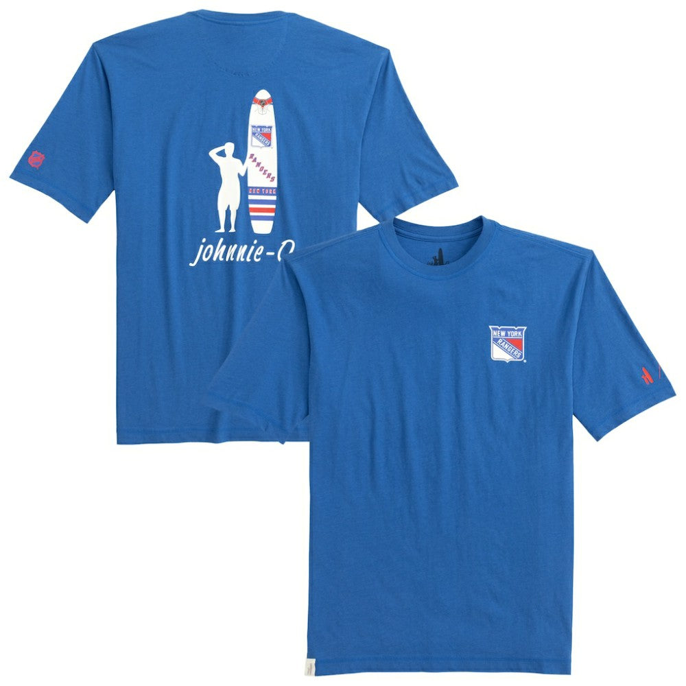 New York Rangers johnnie-O Heathered Spencer T-Shirt - Blue - NHL
