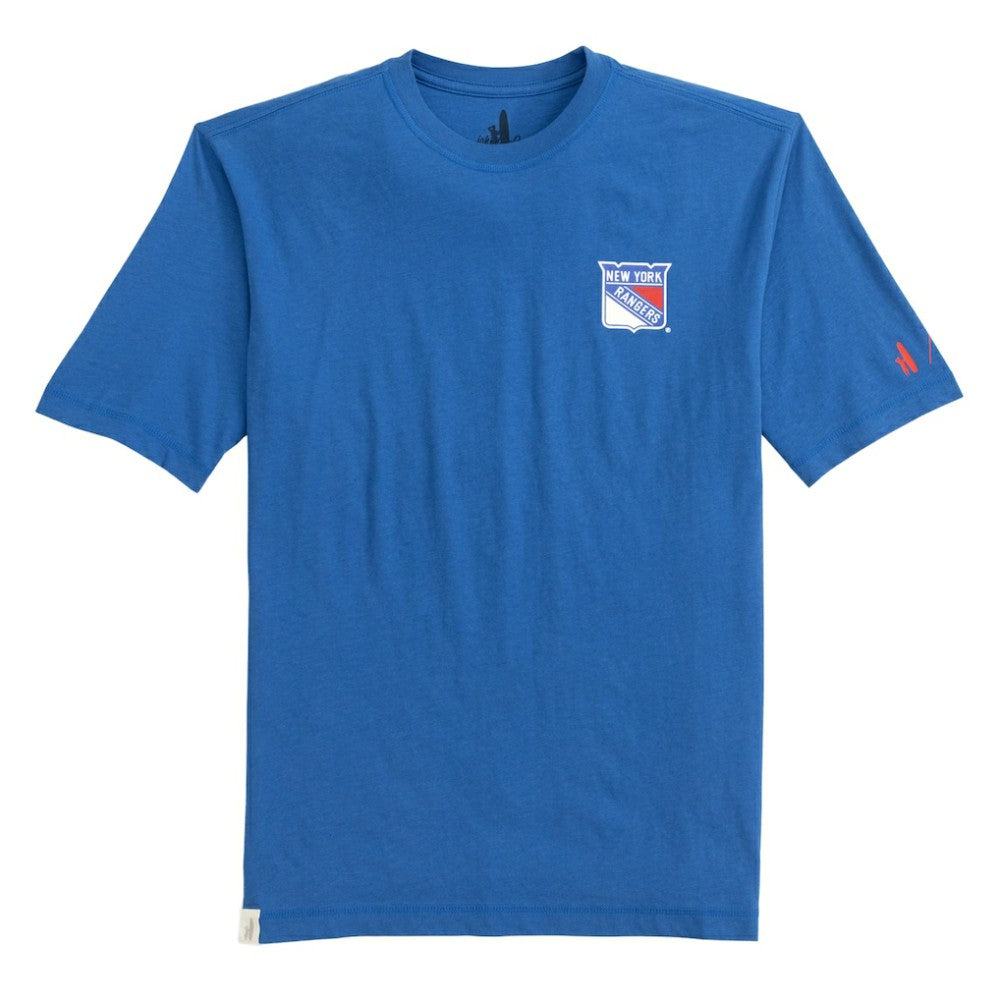 New York Rangers johnnie-O Heathered Spencer T-Shirt - Blue - NHL