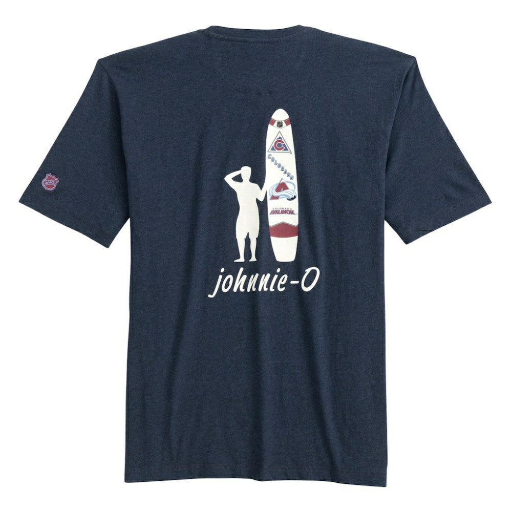 Colorado Avalanche johnnie-O Heathered Spencer T-Shirt - Dark Grey - NHL