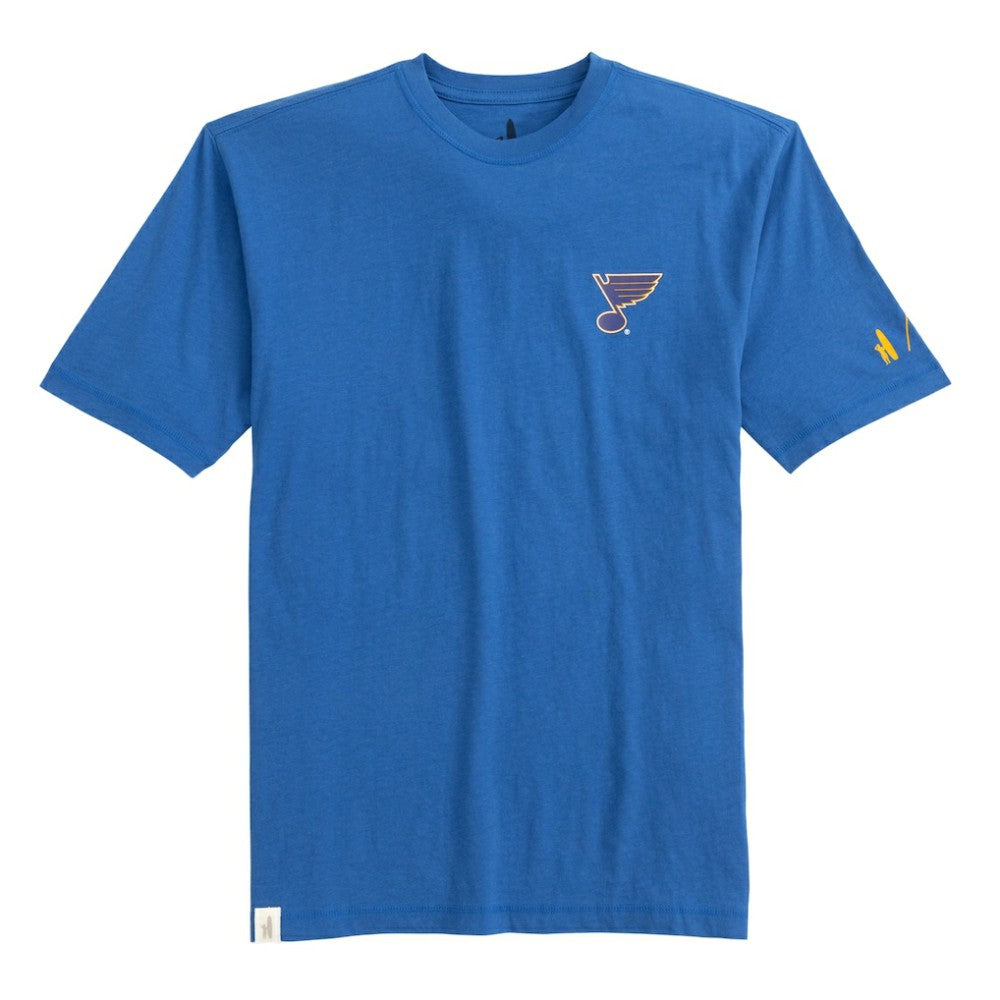 St. Louis Blues johnnie-O Heathered Spencer T-Shirt - Blue - NHL