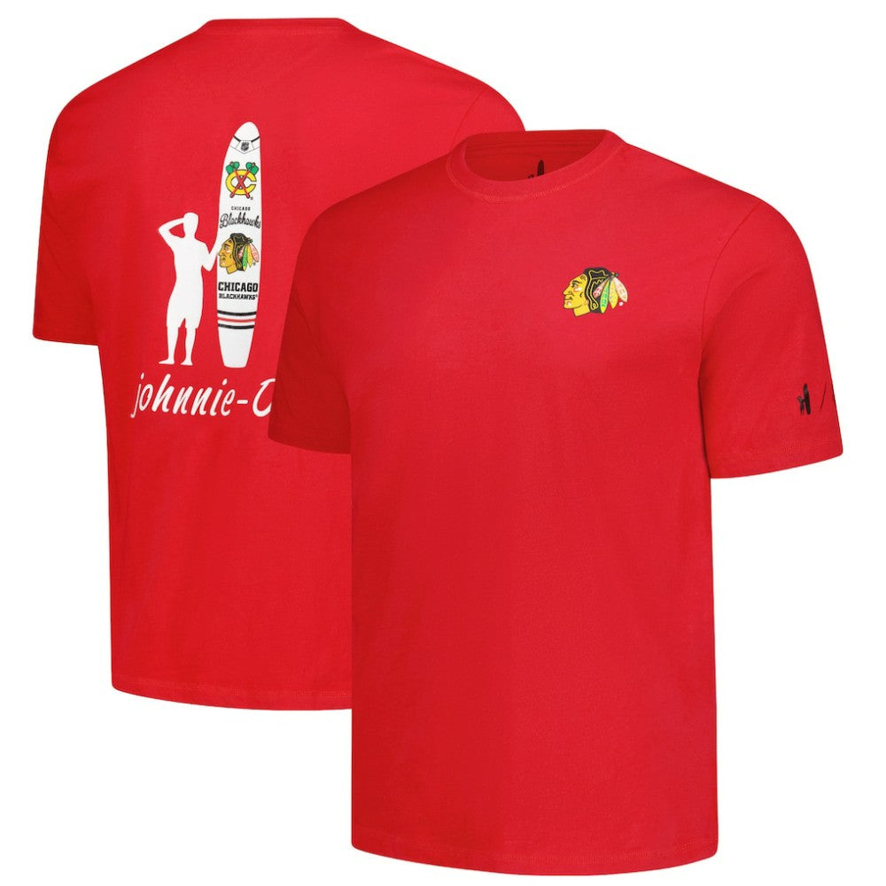 Chicago Blackhawks johnnie-O Heathered Spencer T-Shirt - Red - NHL