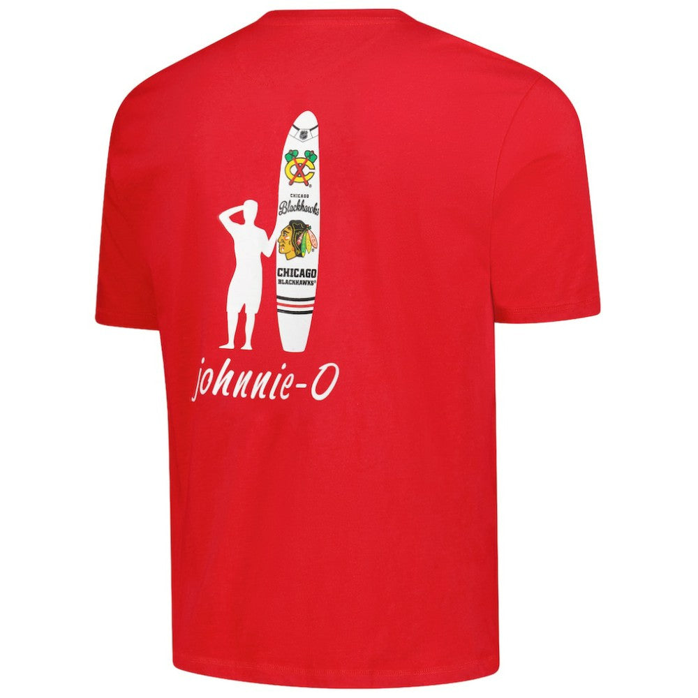 Chicago Blackhawks johnnie-O Heathered Spencer T-Shirt - Red - NHL