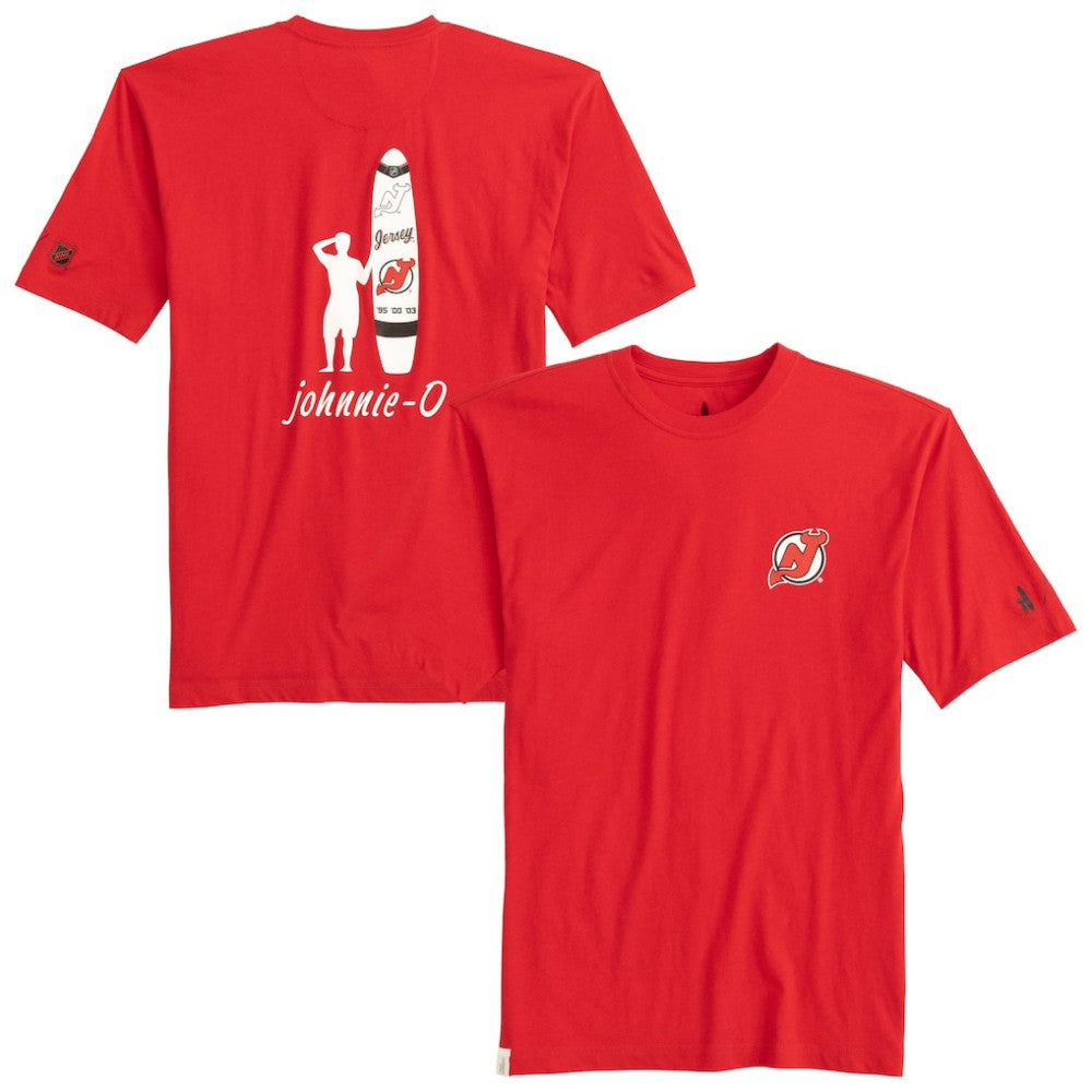 New Jersey Devils johnnie-O Heathered Spencer T-Shirt - Red - NHL