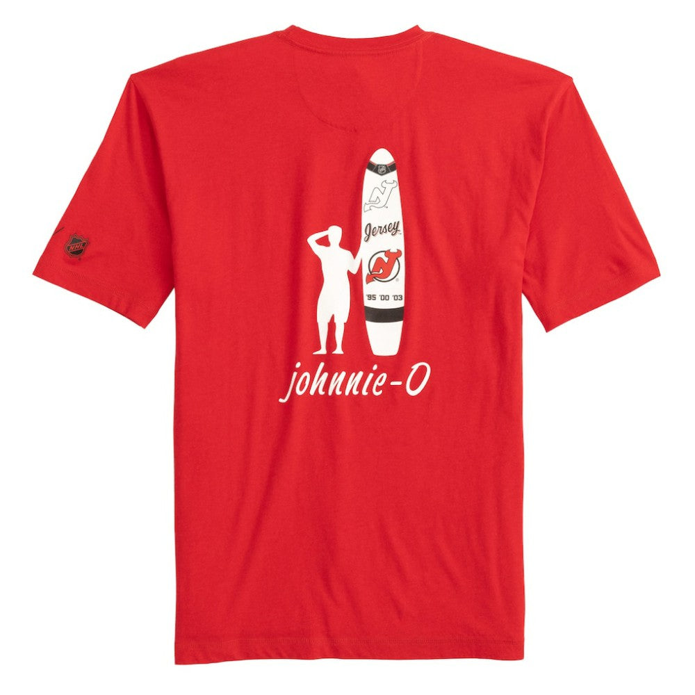 New Jersey Devils johnnie-O Heathered Spencer T-Shirt - Red - NHL