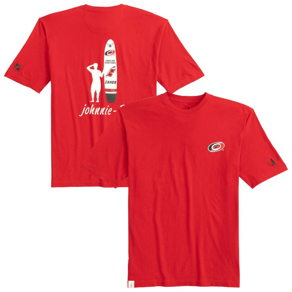 Carolina Hurricanes johnnie-O Heathered Spencer T-Shirt - Red - NHL