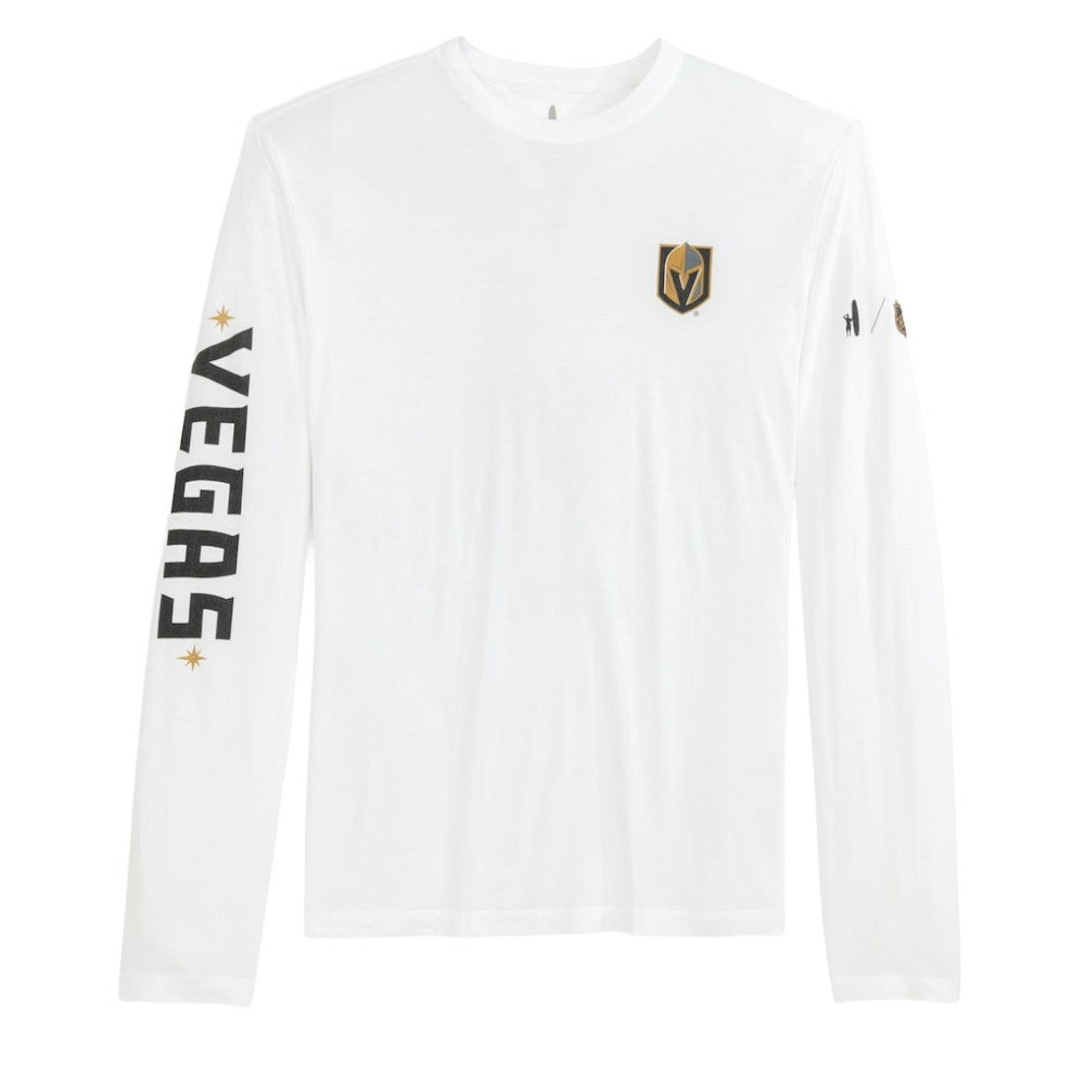 Vegas Golden Knights johnnie-O Adam Long Sleeve T-Shirt - White - NHL