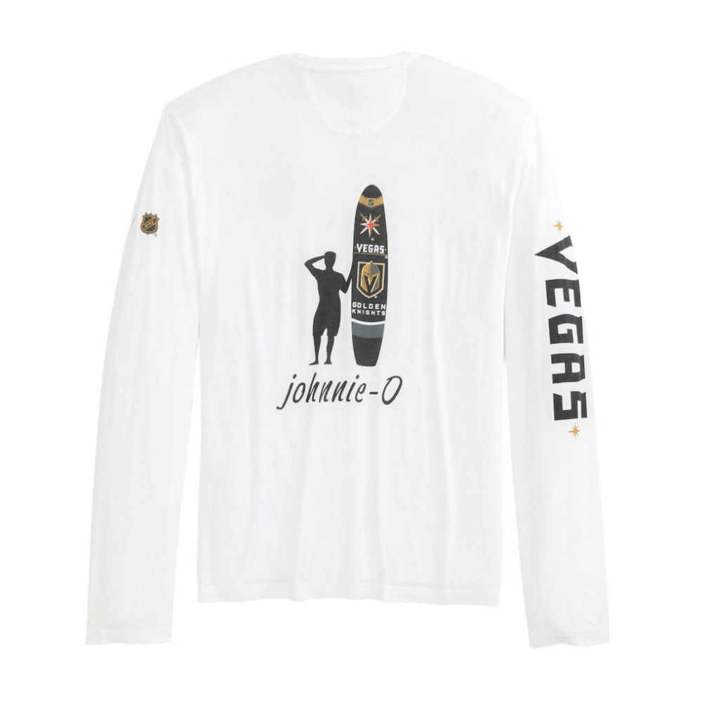 Vegas Golden Knights johnnie-O Adam Long Sleeve T-Shirt - White - NHL