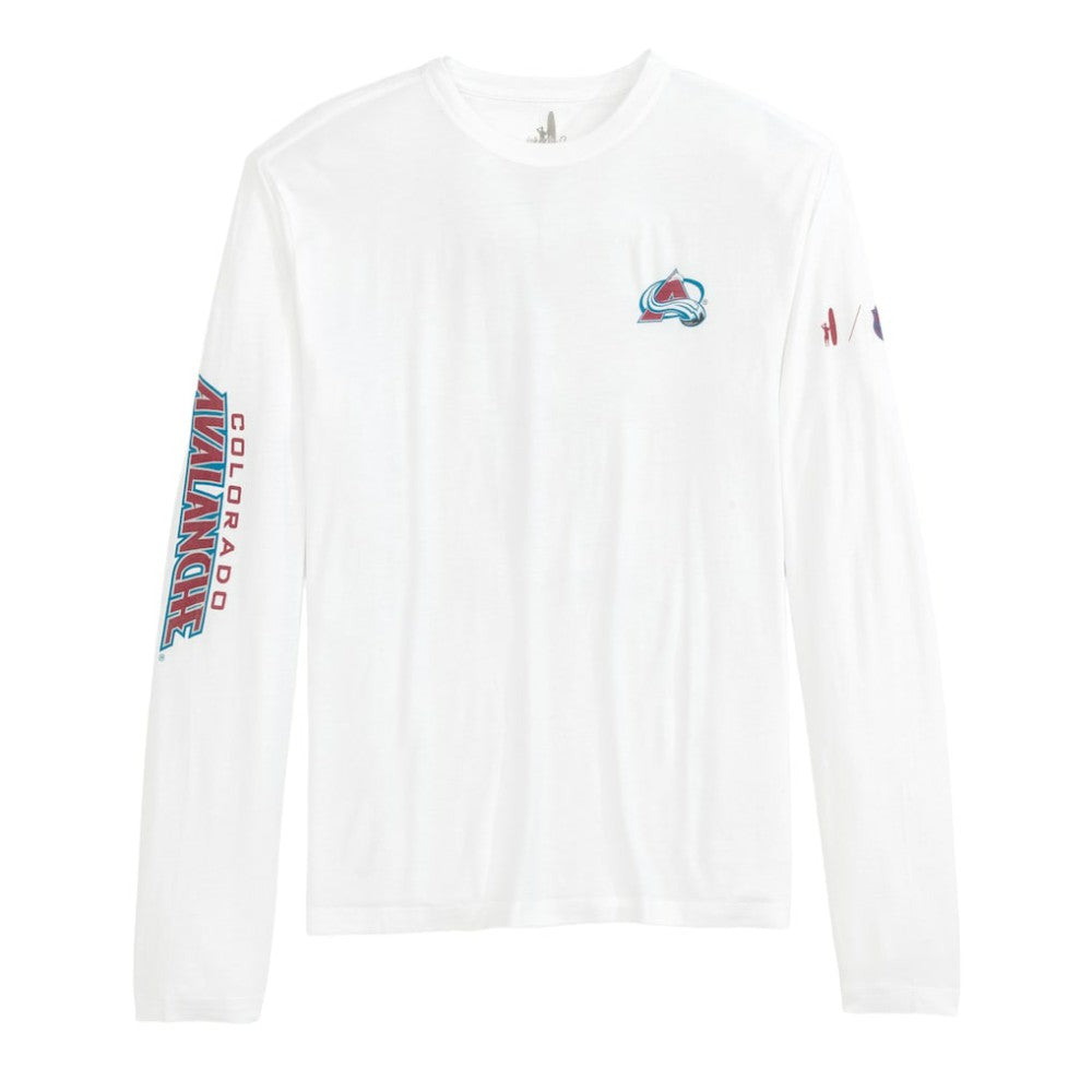 Colorado Avalanche johnnie-O Adam Long Sleeve T-Shirt - White - NHL