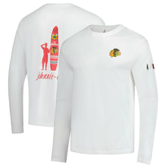 Chicago Blackhawks johnnie-O Adam Long Sleeve T-Shirt - White - NHL