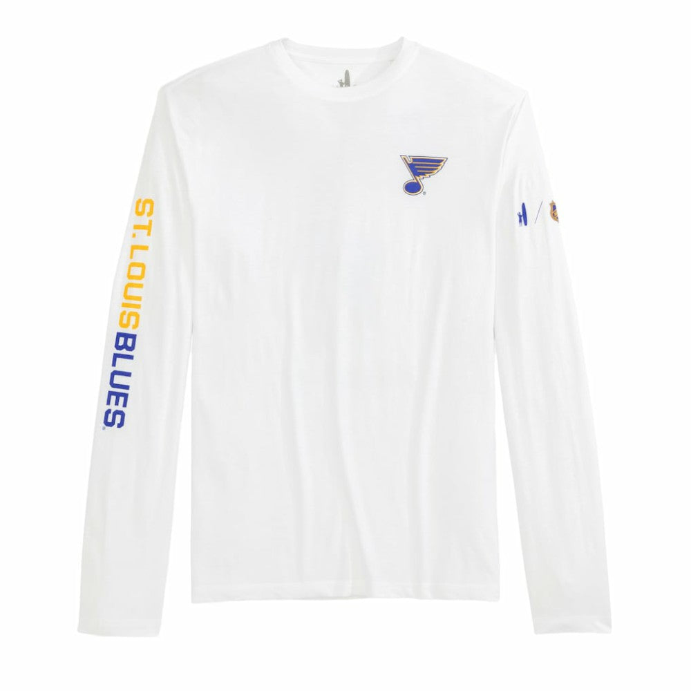 St. Louis Blues johnnie-O Adam Long Sleeve T-Shirt - White - NHL