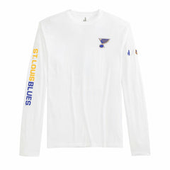 St. Louis Blues johnnie-O Adam Long Sleeve T-Shirt - White - NHL
