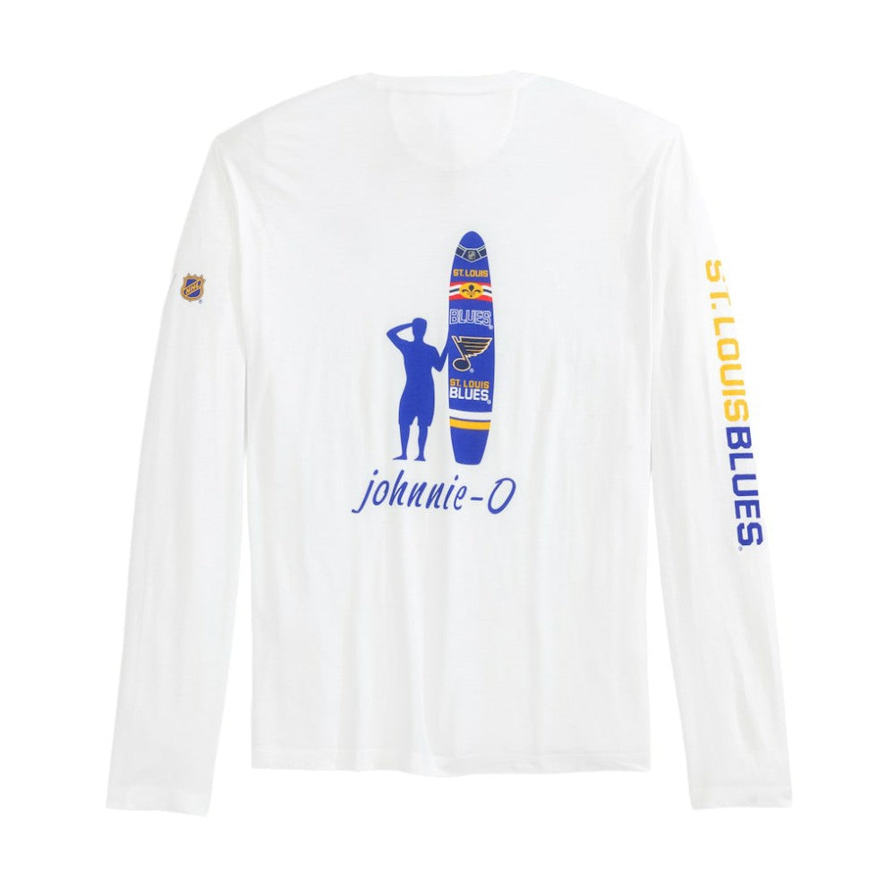St. Louis Blues johnnie-O Adam Long Sleeve T-Shirt - White - NHL